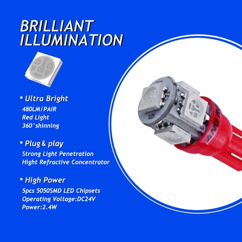 T10 w5w 501 507 - 507, bulbs