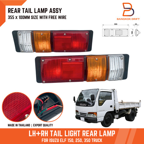 Pair rear tail - pair, lamps