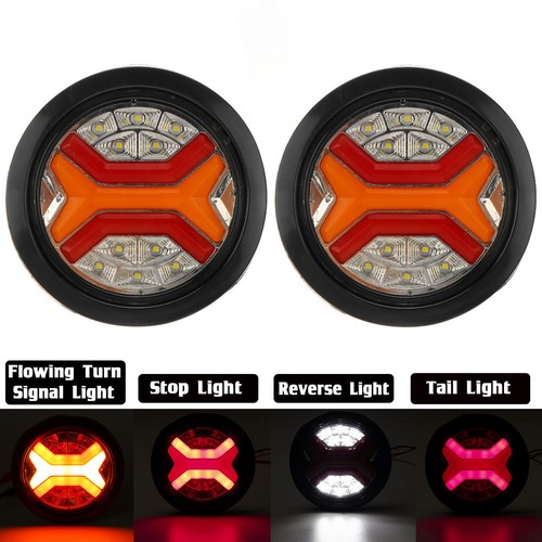 24v led dynamic round rear - led,