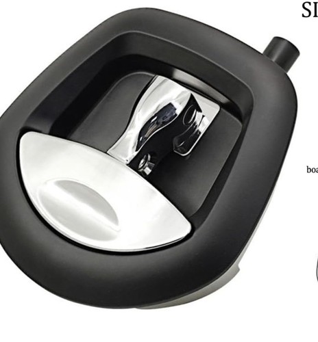 Whale tail latch handle - tail,
