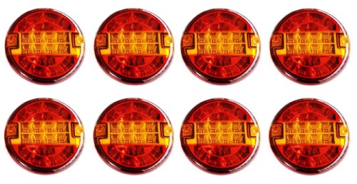 Round tail lights stop - tail, led