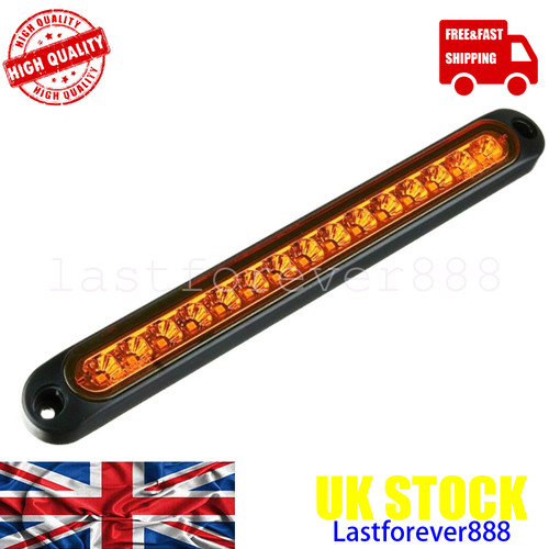 Amber stop rear signal light - signal,