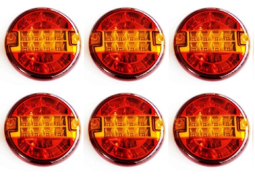 6pcs tail light - 6pcs, rear