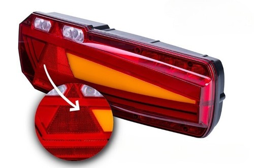 Neon led tail light triangle - neon,