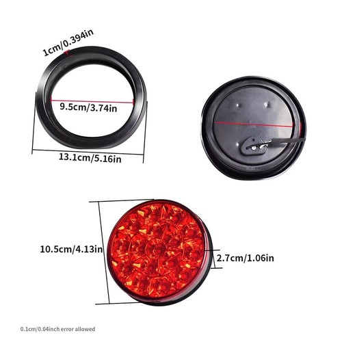 2pcs led tail - 2pcs, lights