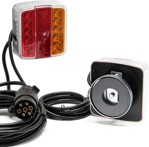 Led tail lights with magnet - with,