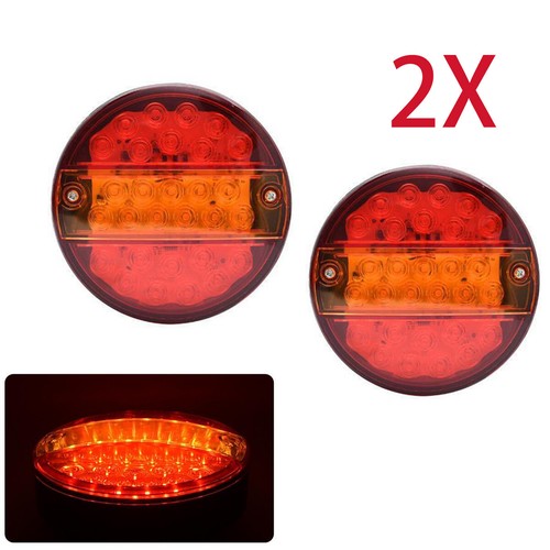 12v led round rear tail - round, light