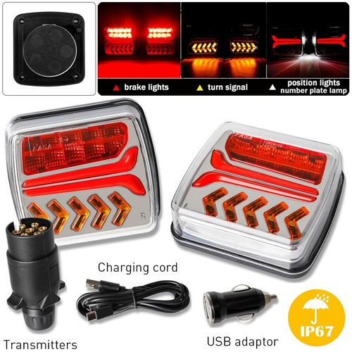 Wireless trailer tail lights - tail,