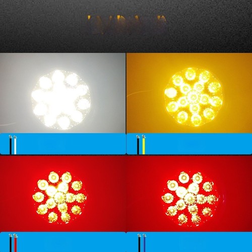 2pcs led tail lights - 2pcs, 12/24v