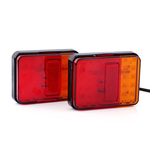 丨2pcs led taillights - v,