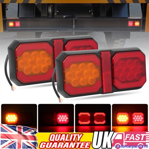 2pc led rear tail lights - lights, brake