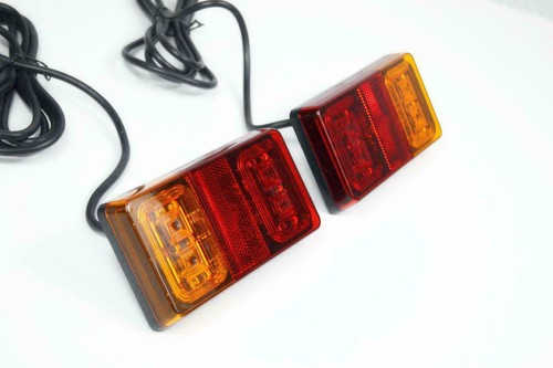 Rectangular tail lights 24v - lights,