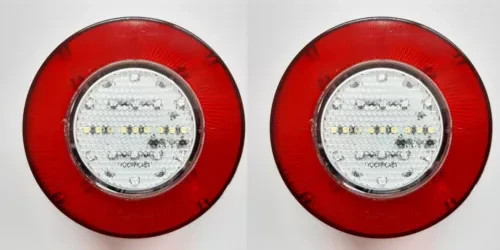 12v neon led round rear - 12v,