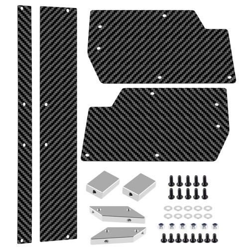 Set carbon fiber rear - rear, wing