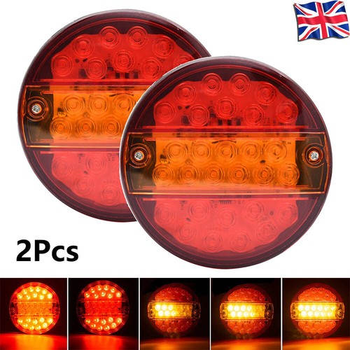 12v 24v led round - round, rear