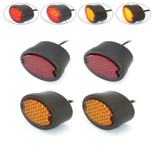 Black led stop - led, light