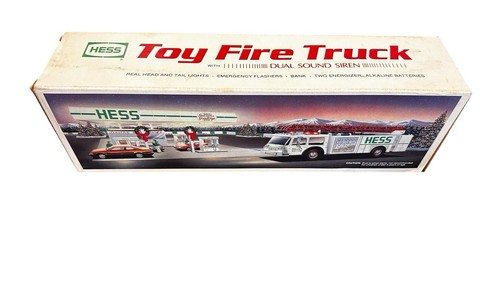 Hess toy fire truck bank - hess,