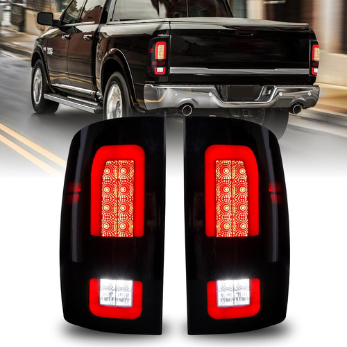 Smoked black full led tail - black,