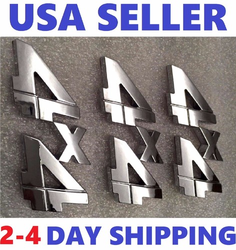 Chrome 4x4 emblem truck x - emblem, 4