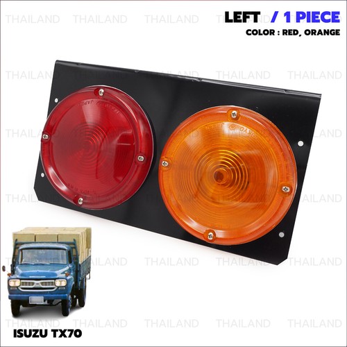 Left rear tail lamp lights - rear,