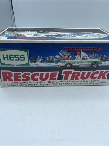 Hess toy rescue truck - toy,